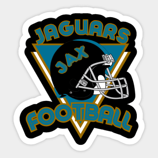 Jacksonville Football Vintage Style Sticker